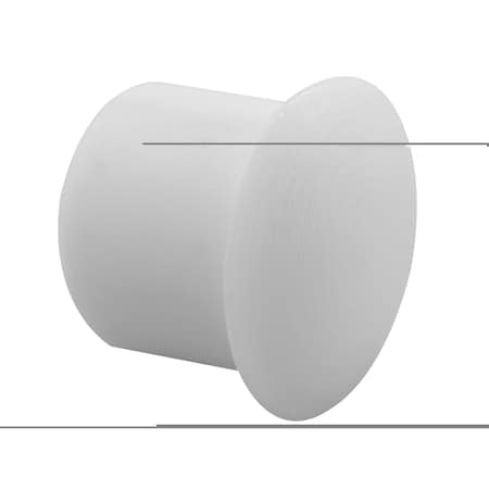 Prime-Line Plastic Shelf Hole Plugs, 6mm, White (48 Pack) U 10039